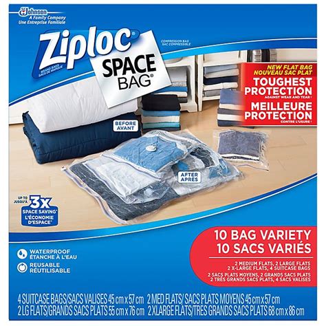 ziploc carry on space bags.